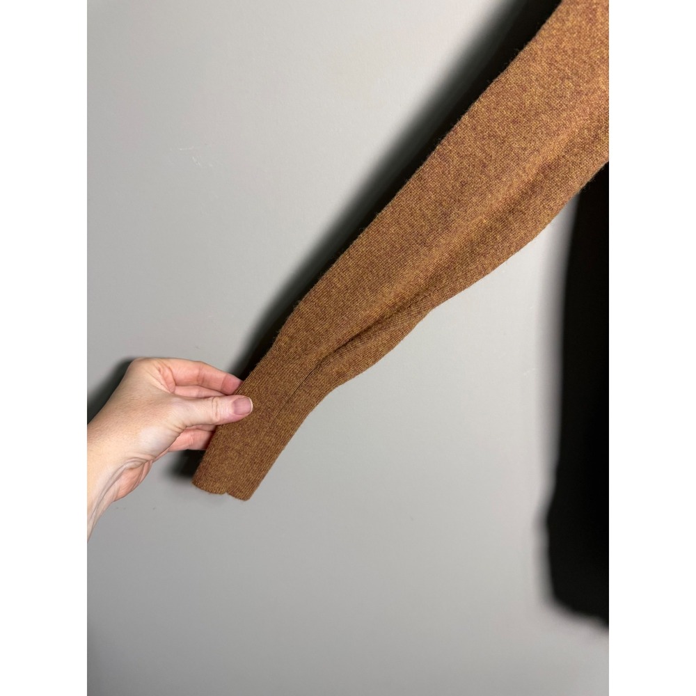 J.Crew XXS Camel Wool Blend Longline Crewneck Sweater - Picture 3 of 7